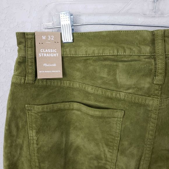 Madewell 32 classic straight leg jeans corduroys - Picture 5 of 8